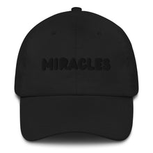 Load image into Gallery viewer, Miracles Black Dad hat
