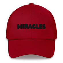 Load image into Gallery viewer, Miracles Black Dad hat