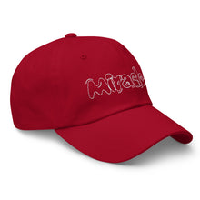 Load image into Gallery viewer, MIRACLES WHITE STITCH Dad hat