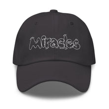 Load image into Gallery viewer, MIRACLES WHITE STITCH Dad hat