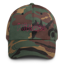 Load image into Gallery viewer, Miracles PINK stitch Dad-hat