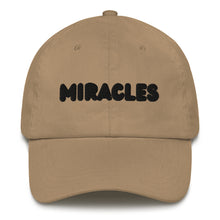 Load image into Gallery viewer, Miracles Black Dad hat