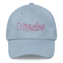 Load image into Gallery viewer, Miracles PINK stitch Dad-hat