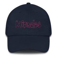 Load image into Gallery viewer, Miracles PINK stitch Dad-hat