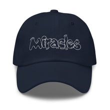 Load image into Gallery viewer, MIRACLES WHITE STITCH Dad hat