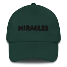 Load image into Gallery viewer, Miracles Black Dad hat