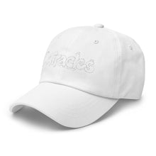 Load image into Gallery viewer, MIRACLES WHITE STITCH Dad hat