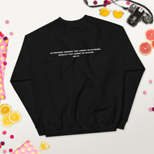 Load image into Gallery viewer, Miracles Unisex Sweatshirt White