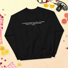 Load image into Gallery viewer, Miracles Unisex Sweatshirt White