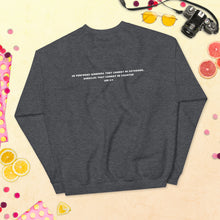 Load image into Gallery viewer, Miracles Unisex Sweatshirt White