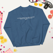 Load image into Gallery viewer, Miracles Unisex Sweatshirt White