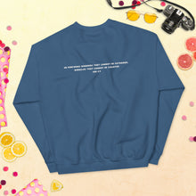 Load image into Gallery viewer, Miracles Unisex Sweatshirt White