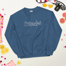 Load image into Gallery viewer, Miracles Unisex Sweatshirt White