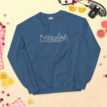 Load image into Gallery viewer, Miracles Unisex Sweatshirt White