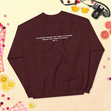Load image into Gallery viewer, Miracles Unisex Sweatshirt White