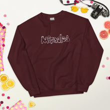 Load image into Gallery viewer, Miracles Unisex Sweatshirt White