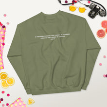 Load image into Gallery viewer, Miracles Unisex Sweatshirt White