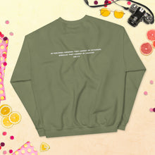 Load image into Gallery viewer, Miracles Unisex Sweatshirt White