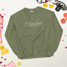 Load image into Gallery viewer, Miracles Unisex Sweatshirt White