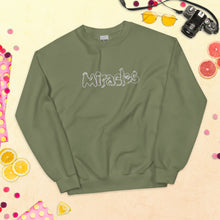 Load image into Gallery viewer, Miracles Unisex Sweatshirt White