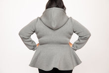 Load image into Gallery viewer, Peplum Hoodie
