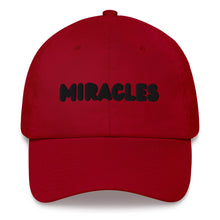 Load image into Gallery viewer, Miracles Black Dad hat
