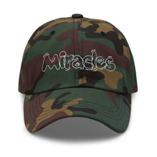 Load image into Gallery viewer, MIRACLES WHITE STITCH Dad hat
