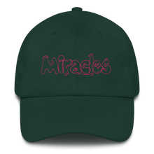 Load image into Gallery viewer, Miracles PINK stitch Dad-hat
